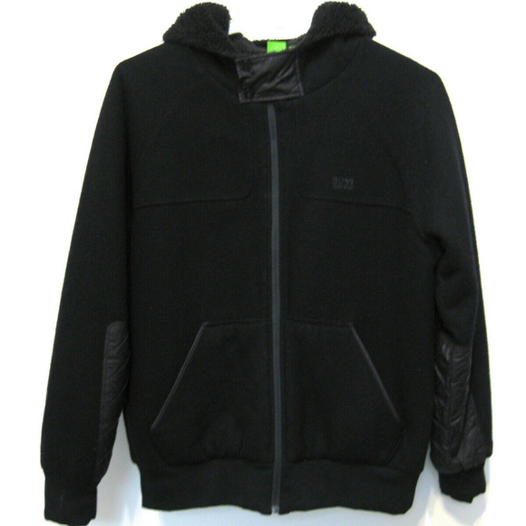 Hugo Boss Black Snuggle Hoodie Fleece Jacket Sz L - Picture 2 of 8